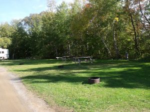 Image of a two service site at Harbour Light Campground.