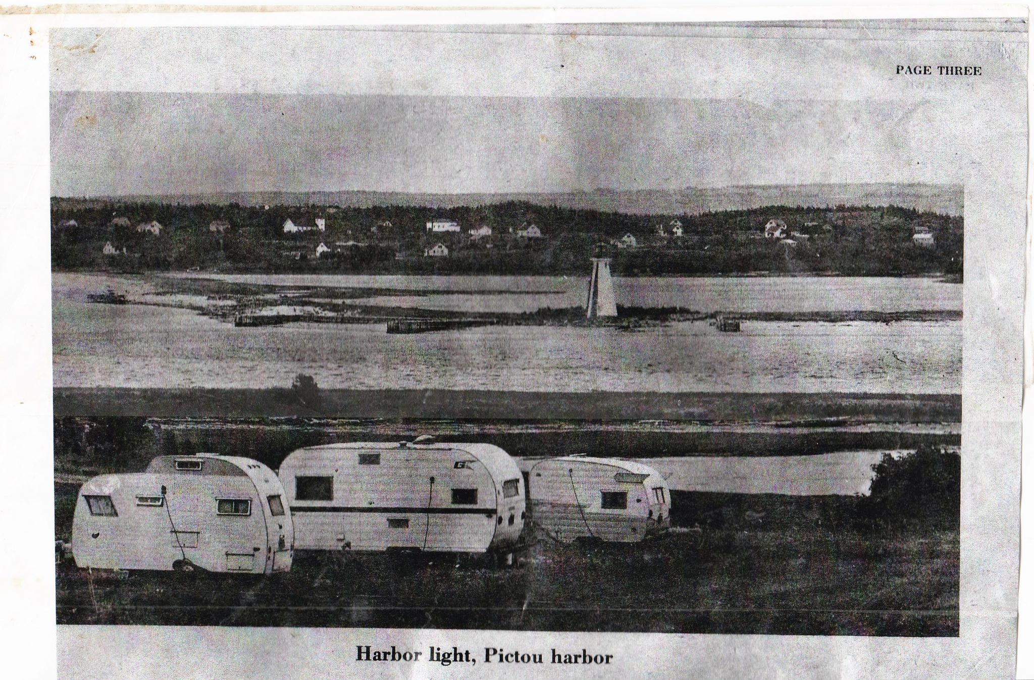 Image of Harbour Light Campground in it's early days, including trailers.